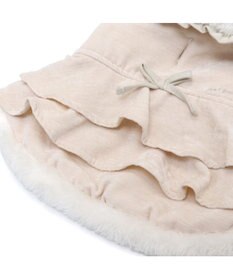 PET PARADISE ペットパラダイス フリルポンチョ 《ホワイト》  超小型犬 小型犬