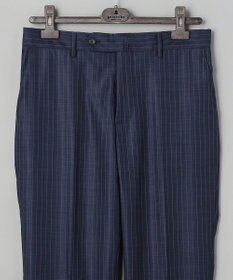 GOTAIRIKU 【Loro Piana Fabric】365 通年 3ピーススーツ(ネイビーストライプ)