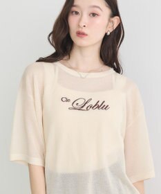 earth music&ecology 【接触冷感】ロゴ刺繍シアープルオーバ