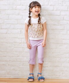 ANY KIDS フリル カプリ パンツ