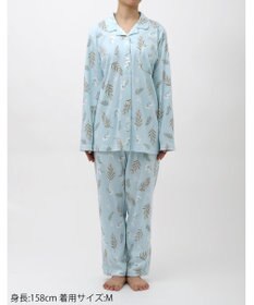 Wing パジャマ 長袖 長ズボン 綿100％ スムース素材 レディース EP5065 ウイング／ワコール