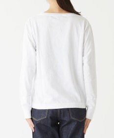 caqu caqu x GoodOn roundneck L/S tee  シンプルゆったりフィットシャツ