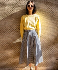 組曲 【選べる8色展開・春まで使える！】バックレースカラー ニット