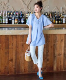 Tiaclasse 【安田美沙子さん  小倉優子さん着用・日本製】大人可愛い2連風チェーンネックレス