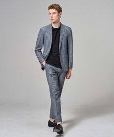 JOSEPH HOMME 【新柄 / 新素材】ジャガードボーダー　クルーネックTシャツ