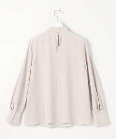 自由区 【洗える】ライトサテン ブラウス