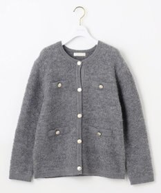 ANY SIS 【洗える】ブークレニット カーディガン