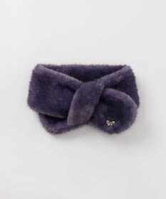 AURORA 【 ANNA SUI（アナ スイ）】エコファー差込みマフラ－