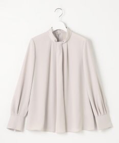 自由区 【洗える】ライトサテン ブラウス