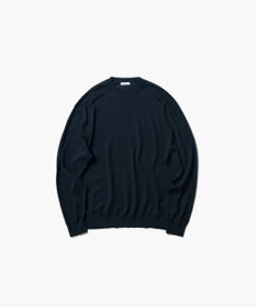 ATON NUBUCK SILK COTTON | クルーネックセーター - UNISEX