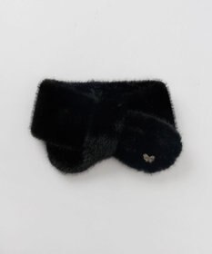 AURORA 【 ANNA SUI（アナ スイ）】エコファー差込みマフラ－