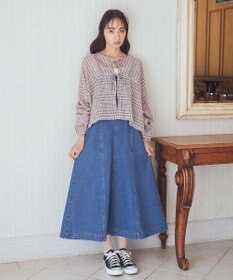 earth music&ecology ワッシャードロスト羽織りシャツ