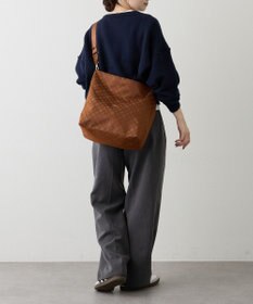 russet ナイロンジャガード2WAYショルダーバッグ(CE-1622)