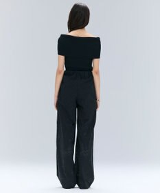 BEIGE， 【洗える】BRERA / オフショルダーストレッチリブニット