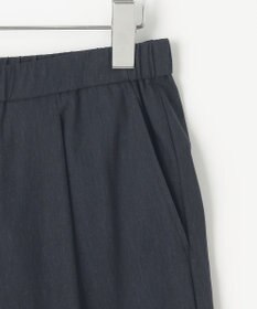 J.PRESS LADIES 【洗える】セルロースリネンストレッチ タックワイドパンツ