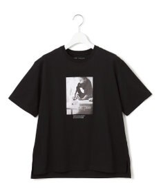 23区 【洗える】JANE PACKERコラボ フォトプリント Tシャツ