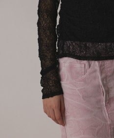 GRACE CONTINENTAL シアーレースカットトップ