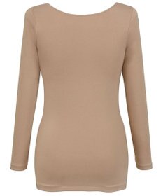 Wing あったかインナー　【綿の贅沢オーガニック】　オーガニックコットン混　やわらかな肌ざわり　８分袖　ウイング／ワコール　EL4830