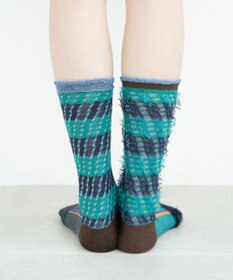 COQ ミケネコテイル リバーシブルファーソックス