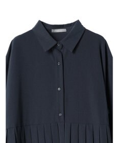 Green Parks armonia．プリーツシャツワンピース