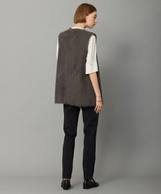 ICB 【リバーシブル着用可能】フェイクムートン ジレ