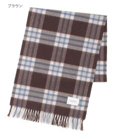 MOONBAT MACKINTOSH PHILOSOPHY(マッキントッシュ フィロソフィー）カシミヤ100％ クラシカルチェックマフラー