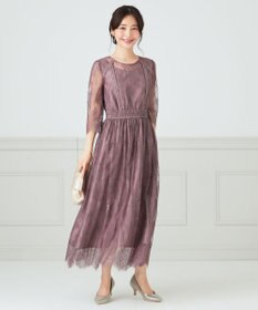 ANY SIS 【洗える】パネルレース ドレス