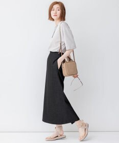 23区 デニムライクシャンブレー Iライン スカート