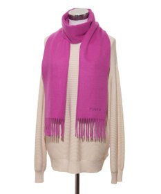 MOONBAT 【洗えるカシミヤ】FURLA カシミヤ100%無地マフラー／幅30cm