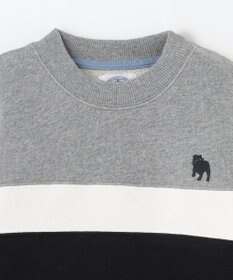 J.PRESS KIDS 【100-130cm】ブル刺繍 ブロッキングトレーナー