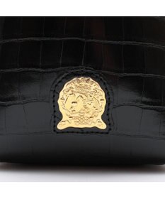 A.D.M.J. 【牛革】クロコ型押し ザ・ビーDカン付ミニトート