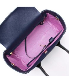 A.D.M.J. 【牛革】クロコ型押し ザ・ビーDカン付ミニトート