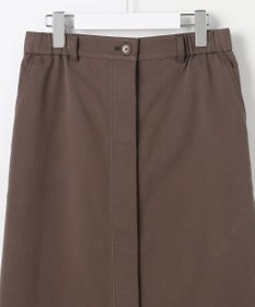 自由区 L ブラッシュドコットンサテンナロー スカート