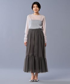 uncrave トリコットシフォン クルーネック カットソー（uncrave STANDARD）