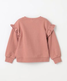 ANY KIDS 袖フリル ロゴ トレーナー