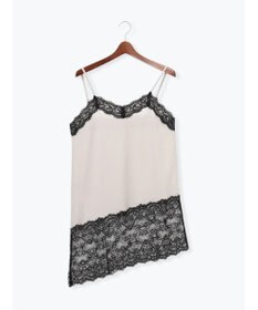 Te chichi イレギュラーヘムレイヤードレースキャミ