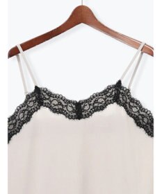 Te chichi イレギュラーヘムレイヤードレースキャミ