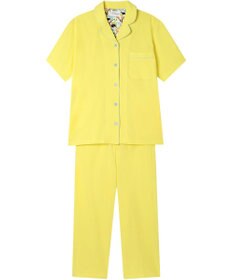 une nana cool 【綿100%】70/2 天竺 半袖開襟パジャマ MADE WITH LIBERTY FABRIC