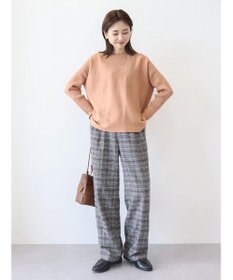 AMERICAN HOLIC バイパチ袖リブラグランニットプルオーバー