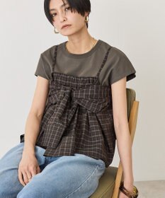 AMERICAN HOLIC 【２点セット】ノースリーブＴシャツ＋ビスチェ