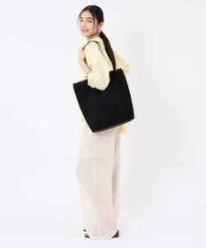 LeSportsac CHAIN CROCHET N/S TOTE/ブラッククロシェ