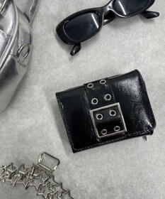 WEGO ハトメベルトフラップウォレット