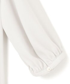 23区 L ライトバックサテンアムンゼン ギャザーブラウス