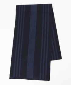 JOSEPH ABBOUD 【チクチクしない】リバーシブルSNOWYストライプマフラー