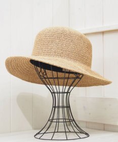 石田製帽 美濃和紙 × コットンブレード ウォッシャブルクロッシェ ハット