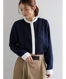 Te chichi フロントレースブラウス