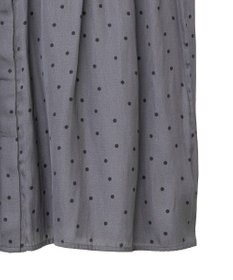 YECCA VECCA ドット柄ギャザーブラウス