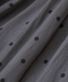 YECCA VECCA ドット柄ギャザーブラウス