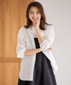 ANY コットンリネンシャツ