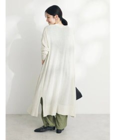 CRAFT STANDARD BOUTIQUE 裾スリットロングニットカーディガン